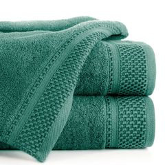 Ręcznik Carlo Eurofirany Premium 50x90 petrol - 50 X 90 cm - butelkowy zielony 1