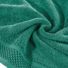 Ręcznik Carlo Eurofirany Premium 50x90 petrol - 50 X 90 cm - butelkowy zielony 4