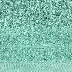 Ręcznik kąpielowy Damla z welwetową bordiurą Eurofirany - 50 x 90 cm - miętowy 3