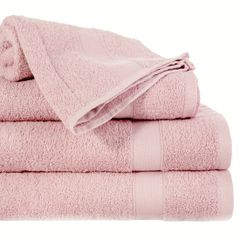 Miękki chłonny ręcznik kąpielowy liliowy 50x90 - 50 X 90 cm - liliowy 1